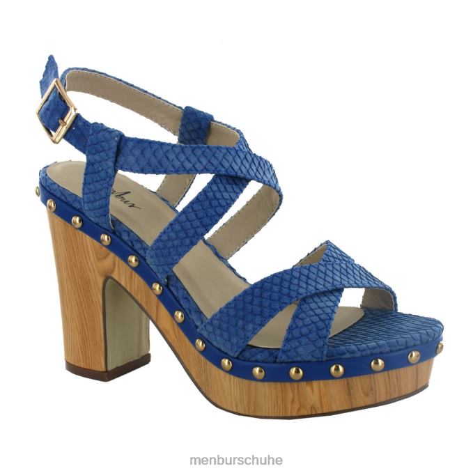 Arsita Menbur Frauen FDZVJ5188 High Heels Azul mittel